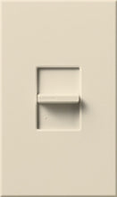 Lutron NT-603P-LA Nova T 600W Incandescent / Halogen Single Pole / 3-Way Preset Dimmer in Light Almond, Matte Finish