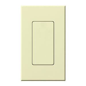 Lutron NT-BI-AL Nova T Blank Insert in Almond, Matte Finish