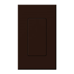 Lutron NT-BI-BR Nova T Blank Insert in Brown, Matte Finish
