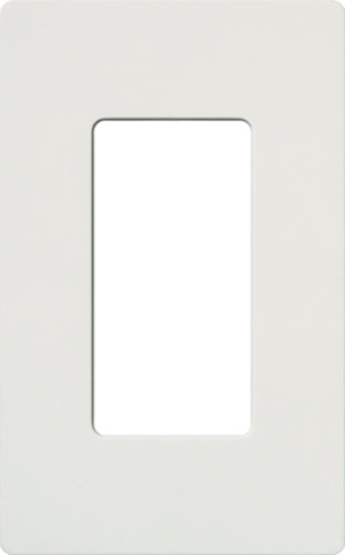 Lutron NT-R3-NFB-BC Nova T Screwless 1 Gang Wallplate Decora Opening, No Fins Broken, in Bright Chrome, Metal Finish
