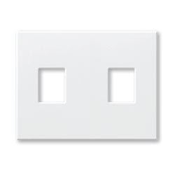 Lutron NT-SS-NFB-BL Nova T Screwless 2 Gang Wallplate Non Fins Broken Decora Opening in Black, Matte Finish