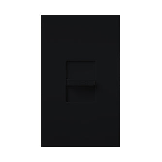 Lutron NTCL-250-BL Nova T 250W Dimmable CFL/LED, 1000W Incandescent/Halogen, 400W Lutron Hi-Lume A-Series LTE LED Drivers, Single Pole Dimmer in Black, Matte Finish
