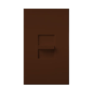 Lutron NTCL-250-SI Nova T 250W Dimmable CFL/LED, 1000W Incandescent/Halogen, 400W Lutron Hi-Lume A-Series LTE LED Drivers, Single Pole Dimmer in Sienna, Matte Finish