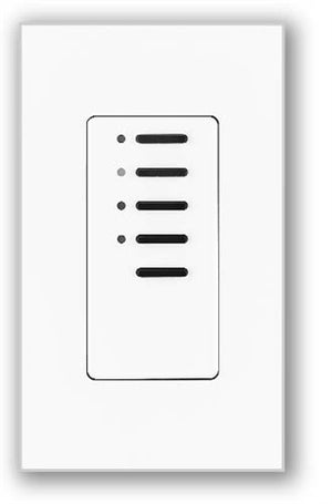 Lutron NTGRX-4M-GR Grafik Eye Architectural 4-Button Master Control Wallstation in Gray