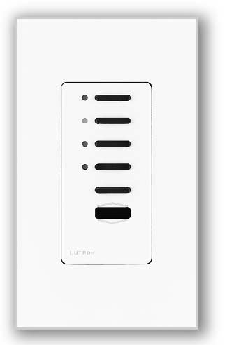 Lutron NTGRX-4S-IR-BE Grafik Eye Architectural 4-Scene with Off and IR Receiver Wallstation in Beige