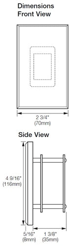 Lutron NTGRX-4S-IR-IV Grafik Eye Architectural 4-Scene with Off and IR Receiver Wallstation in Ivory