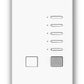 Lutron NTGRX-KP5-BE Grafik Eye 5-Slim Button Wallstation in Beige