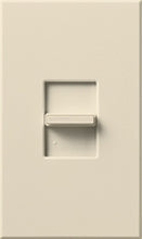Lutron NTSTV-DV-LA Nova T 8 Amps LED / Fluorescent 0-10 VDC, Line Voltage Single Pole Slide-to-Off Dimmer in Light Almond, Matte Finish