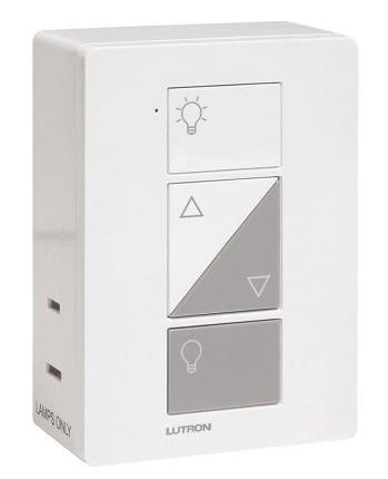 Lutron PD-3PCL-WH Caseta Wireless 300W Incandescent, 100W CFL or LED Plug-in Lamp Dimmer in White