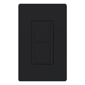 Lutron PD-5WS-DV-BL Caseta Wireless 5A 120-277V 2-button RF Single Pole / Multi Location Switch, Black