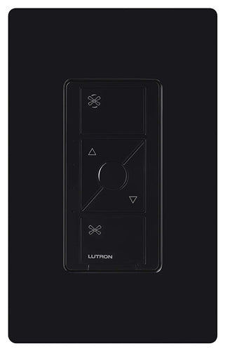Lutron PD-FSQN-BL Caseta Wireless 1.5 A Single Fan Speed Control, Neutral Connection Required in Black