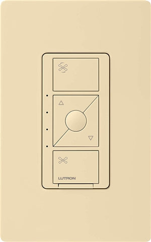 Lutron PD-FSQN-IV Caseta Wireless 1.5 A Single Fan Speed Control, Neutral Connection Required in Ivory