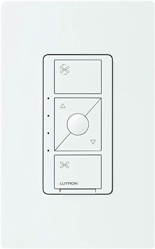 Lutron PD-FSQN-WH Caseta Wireless 1.5 A Single Fan Speed Control, Neutral Connection Required in White