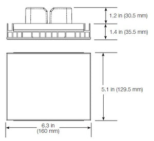 Lutron PHPM-PA-120-WH Phase Adaptive Power Module, 16A 120V only