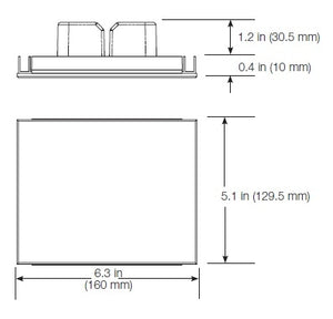 Lutron PHPM-SW-DV-WH Switching Power Module, 16A Dual Voltage 120-277V