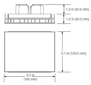 Lutron PHPM-WBX-120-WH Phase Adaptive Power Module with 3-Wire Fluorescent Input, 16A 120V only