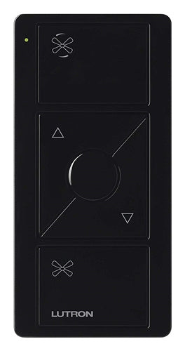 Lutron PJ2-3BRL-GBL-F01 Pico Remote for Caseta Wireless Smart Fan Speed Control in Black