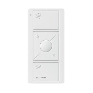 Lutron PJ2-3BRL-GWH-F01 Pico Remote for Caseta Wireless Smart Fan Speed Control in White
