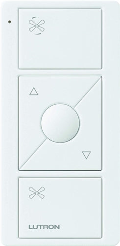 Lutron PJ2-3BRL-WH-F01R Pico Remote for Caseta Wireless Smart Fan Speed Control in White