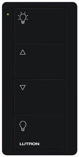 Lutron PJ2-4B-BL-L01P Pico PRO 4-Button Wireless Remote, Dimming Control, in Black