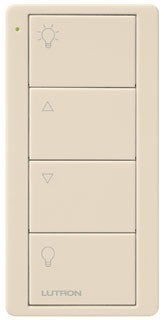 Lutron PJ2-4B-LA-L01P Pico PRO 4-Button Wireless Remote, Dimming Control, in Light Almond
