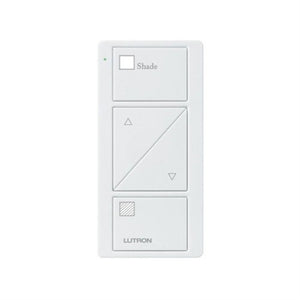 Lutron PJ2-4B-TSW-EL2 Pico 4-Button Wireless Remote, Scene Control for Light, with Custom Engraving, in Matte White
