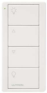 Lutron PJ2-4B-WH-L01P Pico PRO 4-Button Wireless Remote, Dimming Control, in White