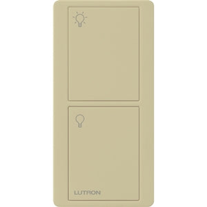Lutron PX-2B-GIV-I01 Pico Wired Control, 2-Button with Icon Engraving in Ivory