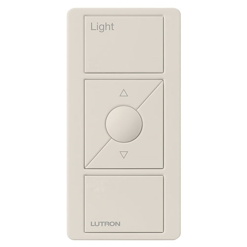 Lutron PX-3BRL-GLA-I01 Pico Wired Control, 3-Button with Raise/Lower and Icon Engraving in Light Almond