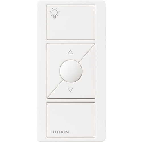 Lutron PX-3BRL-GWH-I01 Pico Wired Control, 3-Button with Raise/Lower and Icon Engraving in White