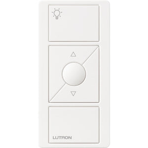 Lutron PX-3BRL-GWH-I01 Pico Wired Control, 3-Button with Raise/Lower and Icon Engraving in White