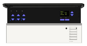 Lutron QSGFP-GB-EGN Grafik Eye QS Faceplate Kit, 0 Shade Zones, in Greenbriar with General Engraving