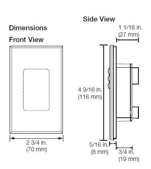 Lutron QSWS2-5BRLIRN-WH seeTouch QS Wallstation 5-Button Wallstation with Infrared Receiver and Raise/Lower for Grafik Eye QS System, Non Insert Style in White Unengraved