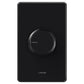 Lutron RCL-153PNL-BL Dalia LED+ 600W Incandescent 150W CFL or LED Single-Pole/3-Way Rotary Light Dimmer in Black