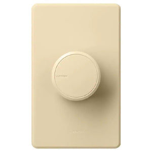 Lutron RCL-153PNL-IV Dalia LED+ 600W Incandescent 150W CFL or LED Single-Pole/3-Way Rotary Light Dimmer in Ivory