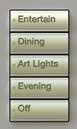 Lutron RKS-W2RLD-WH-E HomeWorks QS Wired seeTouch Signature Dual Group, Two Raise/Lower Engraveable Replacement Button Kit, White Buttons and Backlit Buttons