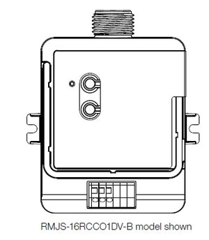 Lutron Vive RMJS-20RCCO1DV-B PowPak 20A Receptacle Control Relay Module with Contact Closure Output 120-277V, 431.0-437.0 MHz