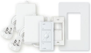 Lutron RR-2ZONE-L-WH RadioRA2 2 Zone Dimming Module Package, in White