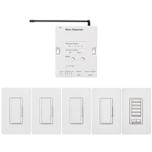Lutron RR-FDN-CL2-WH RadioRA2 Foundation Package, in White