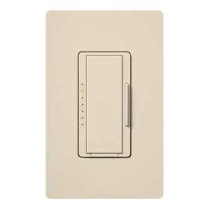 Lutron RRD-6CL-ES RadioRA 2 600W Incandescent, 150W CFL or LED Single Pole / Multi Location Dimmer in Eggshell
