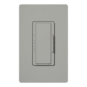 Lutron RRD-6CL-GR RadioRA 2 600W Incandescent, 150W CFL or LED Single Pole / Multi Location Dimmer in Gray