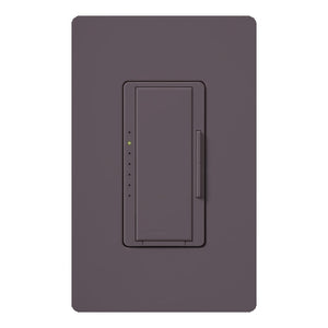 Lutron RRD-6CL-PL RadioRA 2 600W Incandescent, 150W CFL or LED Single Pole / Multi Location Dimmer in Plum
