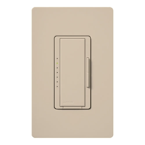 Lutron RRD-6CL-TP RadioRA 2 600W Incandescent, 150W CFL or LED Single Pole / Multi Location Dimmer in Taupe