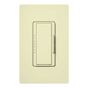 Lutron RRD-6ND-AL RadioRA2 600W Incandescent / Halogen / 600 VA Magnetic Neutral Wire Dimmer, in Almond