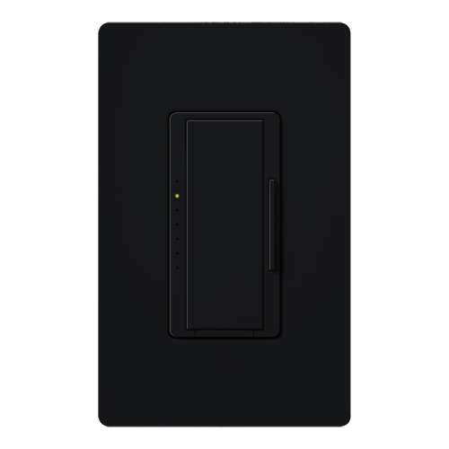 Lutron RRD-6ND-BL RadioRA2 600W Incandescent / Halogen / 600 VA Magnetic Neutral Wire Dimmer, in Black