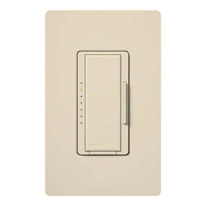 Lutron RRD-6ND-ES RadioRA2 600W Incandescent / Halogen / 600 VA Magnetic Neutral Wire Dimmer, in Eggshell