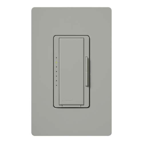 Lutron RRD-6ND-GR RadioRA2 600W Incandescent / Halogen / 600 VA Magnetic Neutral Wire Dimmer, in Gray