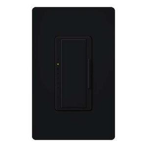 Lutron RRD-6ND-MN RadioRA2 600W Incandescent / Halogen / 600 VA Magnetic Neutral Wire Dimmer, in Midnight
