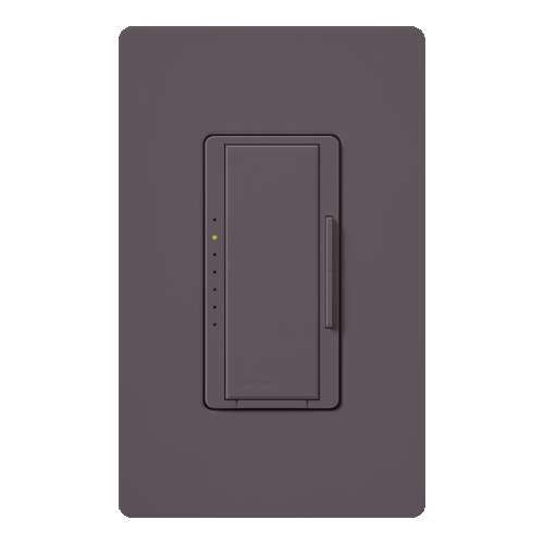 Lutron RRD-6ND-PL RadioRA2 600W Incandescent / Halogen / 600 VA Magnetic Neutral Wire Dimmer, in Plum