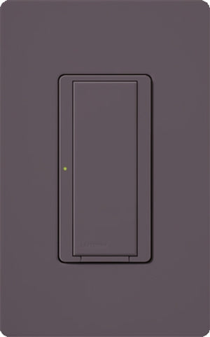 Lutron RRD-8ANS-PL RadioRA 2 120V / 8A Electronic Switch with Neutral Wire in Plum